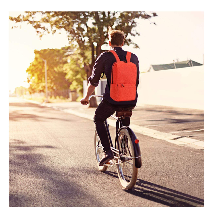 Casual Sports Daypack Lightweight Slim Fashion Shoulder Backpack College Bookbag with Water Bottle Pocket