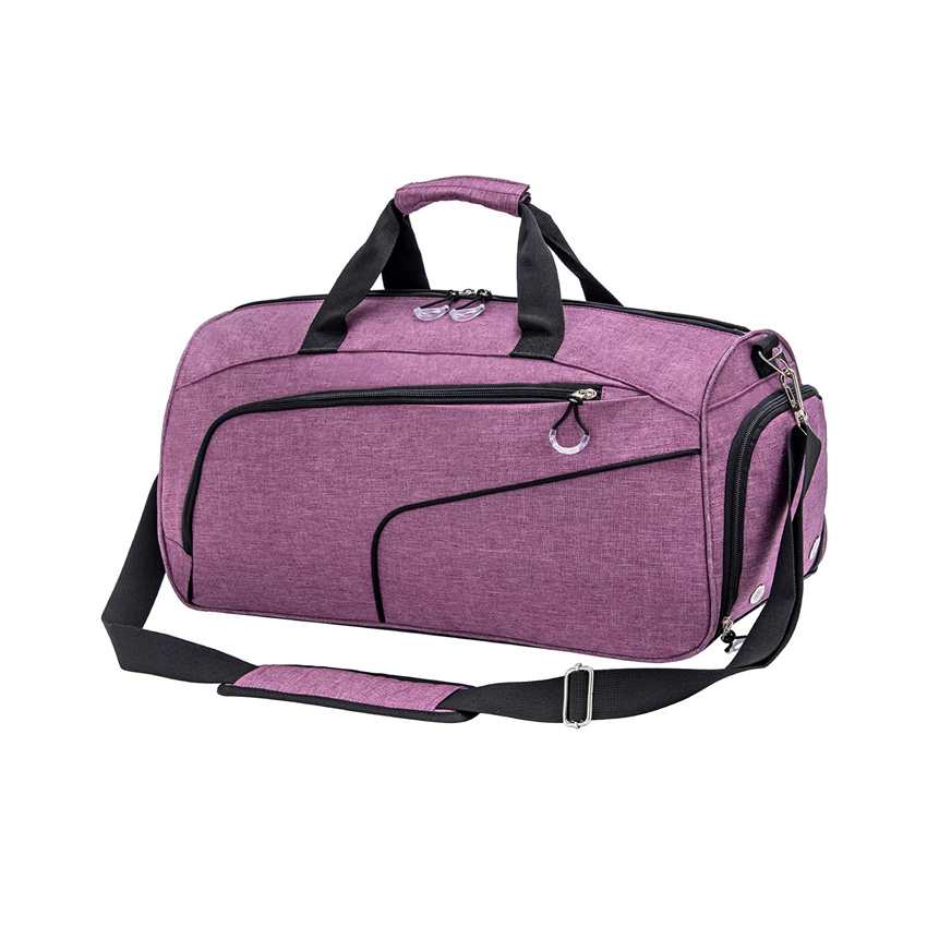 Durable Sports Travel Gym Bag with Shoes Compartment &Wet Pocket Fashion Duffel Bag Tote Handbags