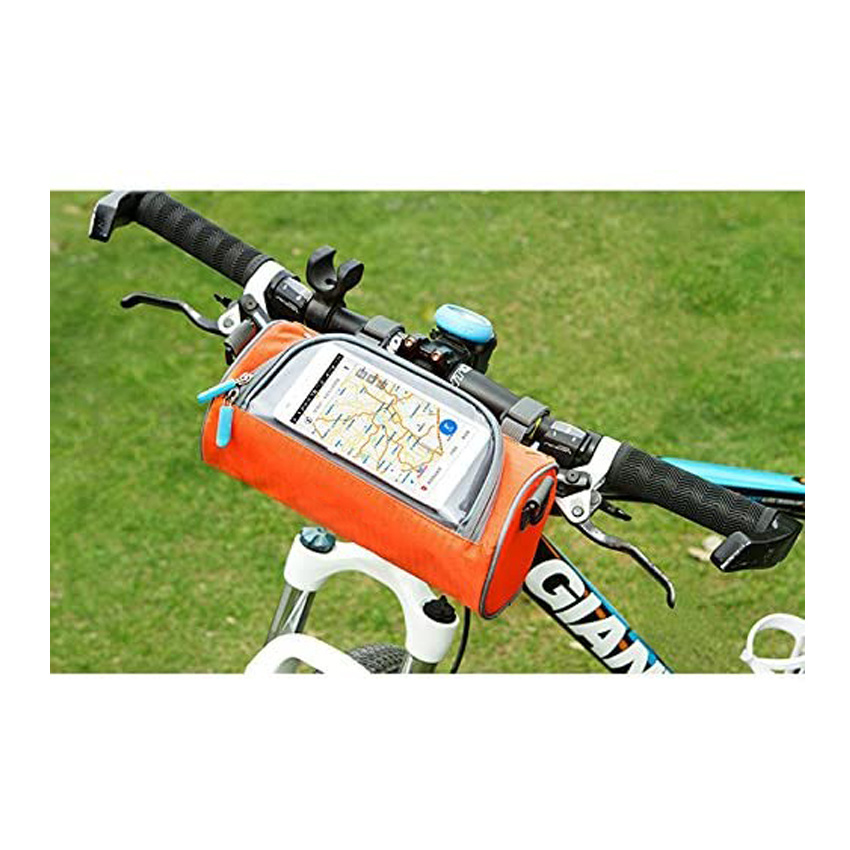 Travel Sports Waterproof Bicycle Handlebar Bag with Transparent Pouch Road Bicycles Accessories Top Tube Saddle Seat Bag