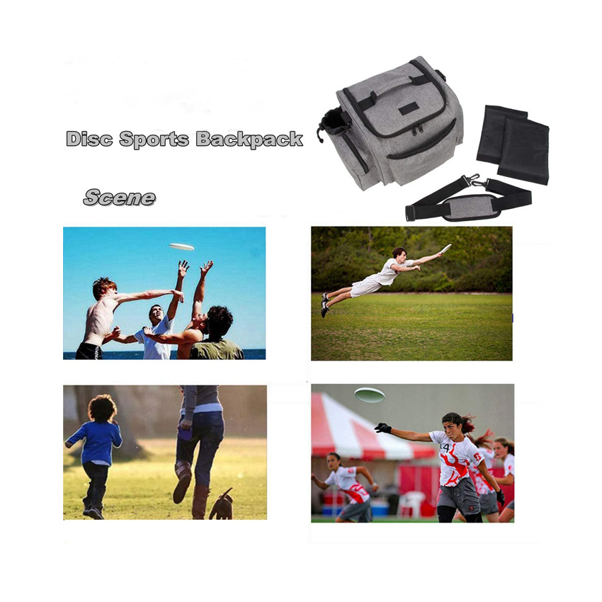 Portable Disc Golf Bag Best Sale Shuttle Bag Waterproof Golf Carry Bag High Quality Custom Frisbee Bags
