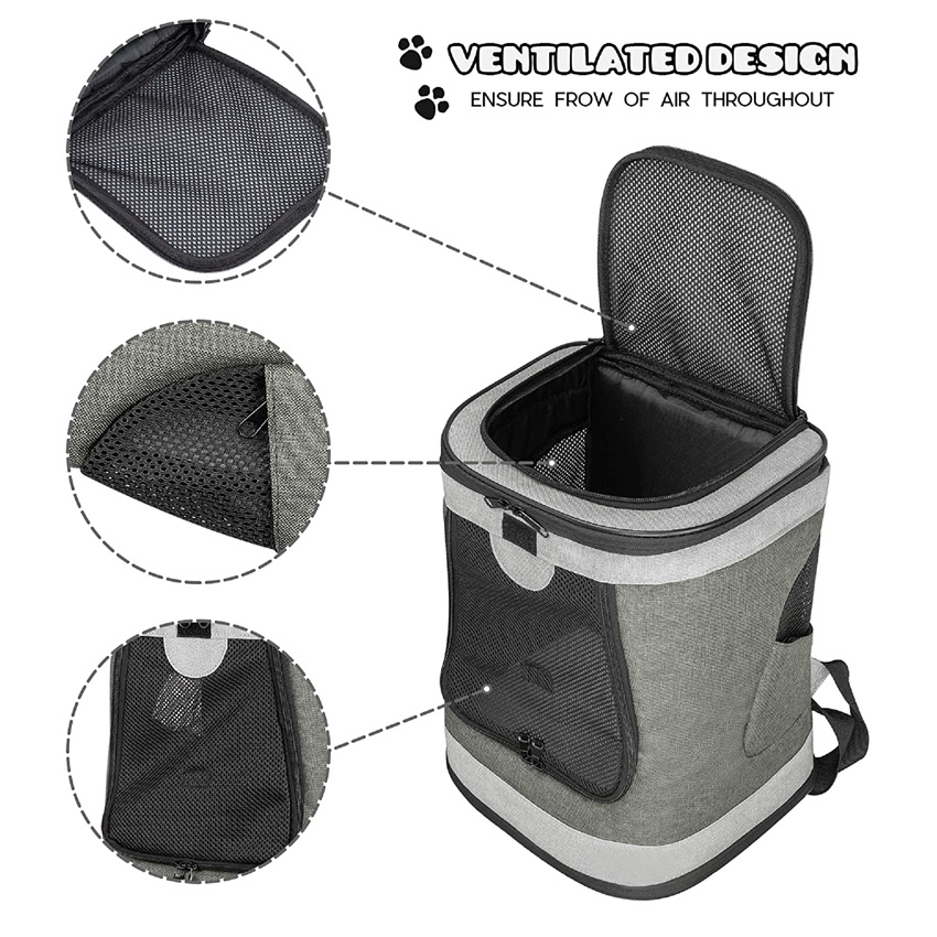 Lightweight Small Pet Bag Portable Dog Cat Outdoor Travel Backpack