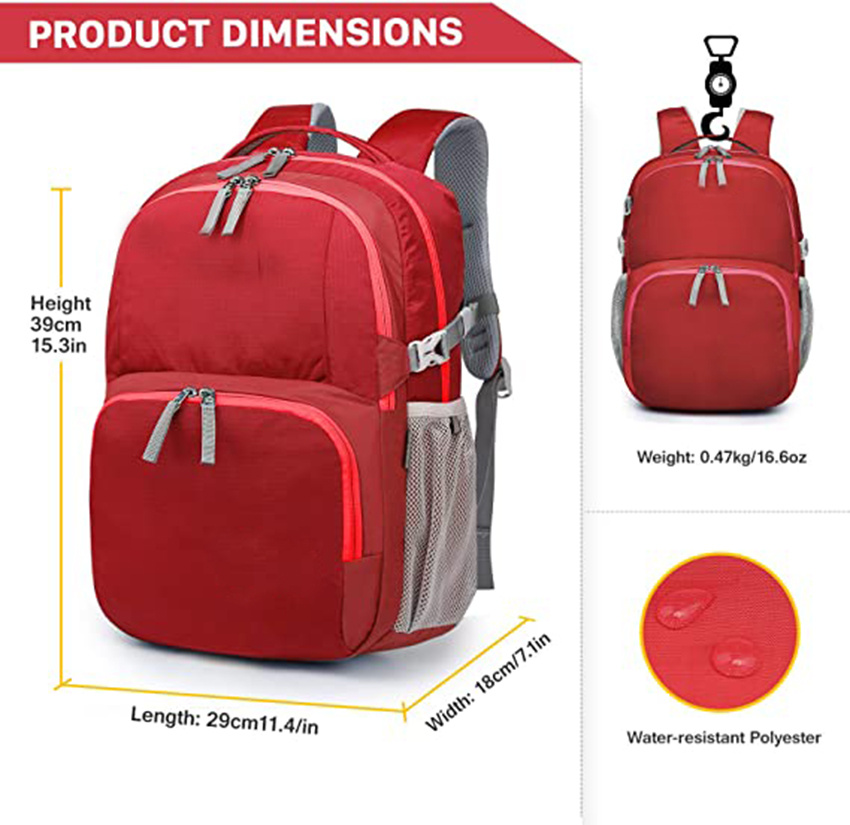 Boys and Girls Universal Everyday School Bag Multifunctional Minimalist Travel Backpack