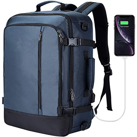 Fashion Laptop Bag Case Carry-on Travel Bag Flying Approved Travel Business Weekend with USB Port Computer Bag