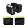 Double Pouches Pannier Waterproof Bicycle Bag Cycling Saddle Bag Front Frame Saddle Top Tube Bag