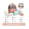 Baby Diaper Bag Multi-Function Travel Foldable Baby Bed Fashion Baby Sleeping Bag