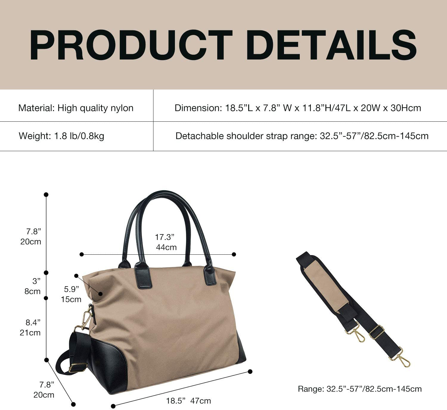 Outdoor Travel Bags Large Capacity Women Tote Bag Fashion Duffel Bag