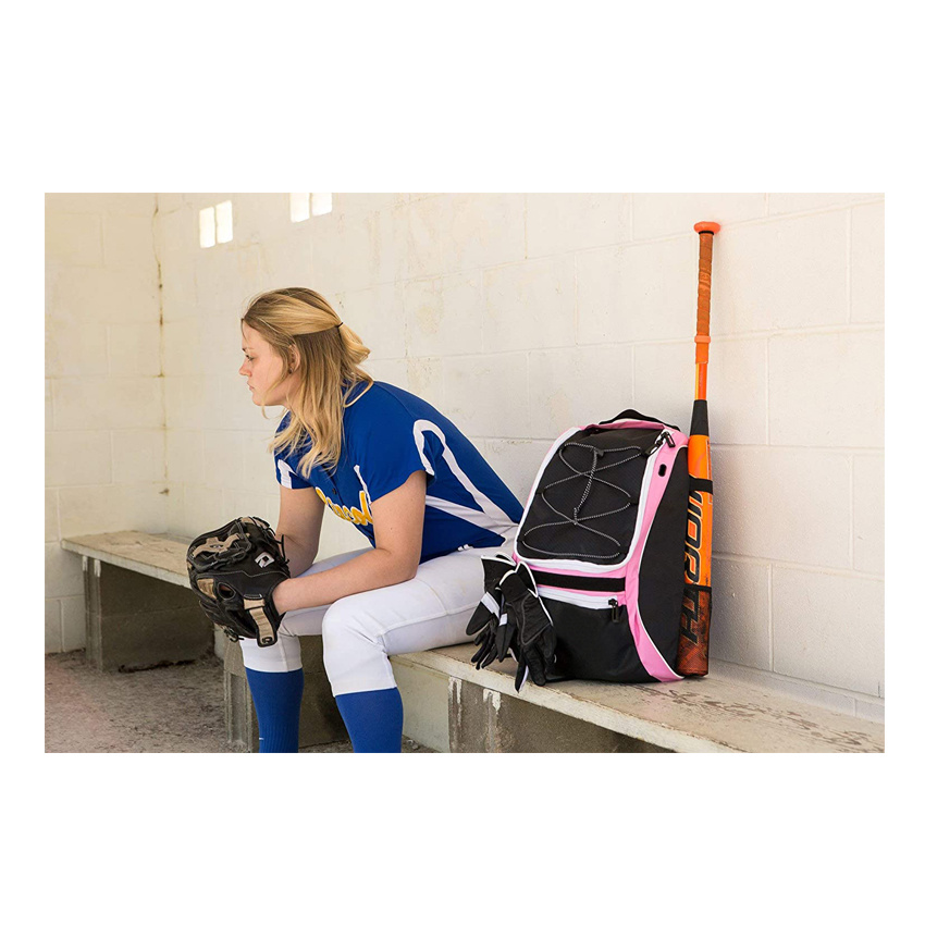 Women Bags Sports Bag Backpack Lightweight Gym Baseball Bats Backpacks Holds Two Bats