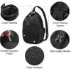 15L Sling Bag Crossbody Drawstring Backpack Outdoor Travel Cinch Bag Foldable Gym Sports Bag RJ196179