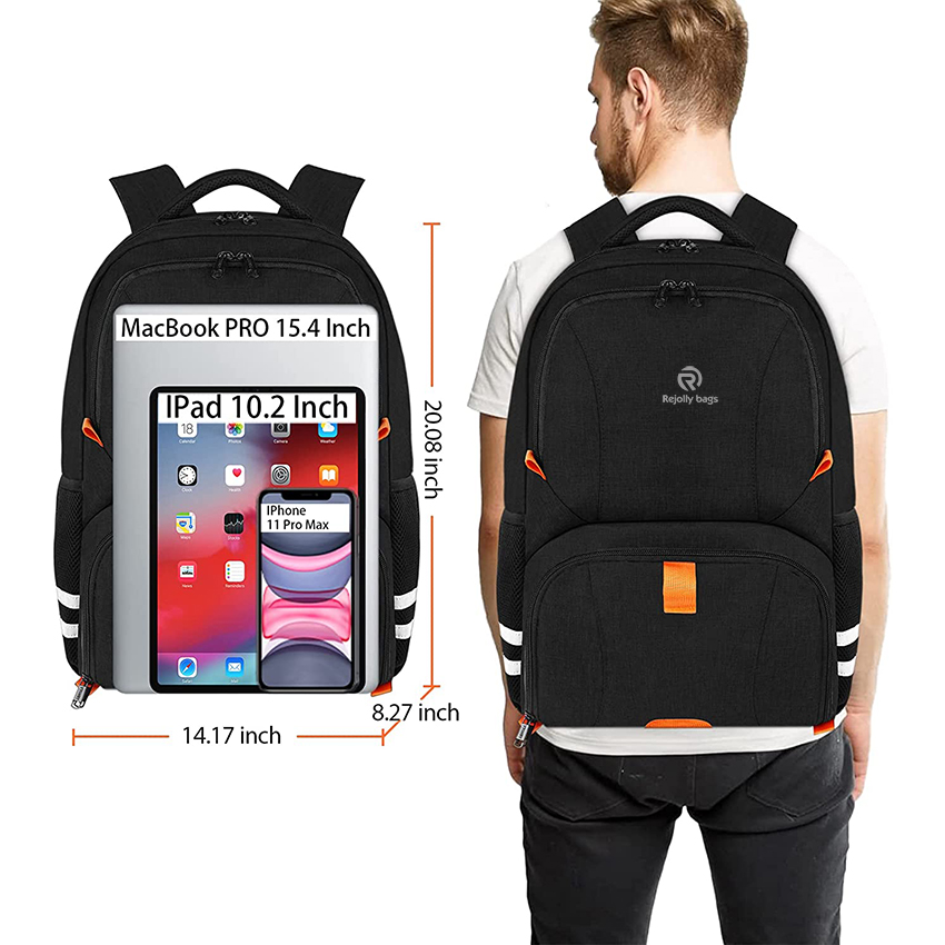 Gym Backpack For Men Women, Travel Backpack With Shoe Compartment USB Charging Port, Large Water Resistant Laptop Backpack Sports Bag RJ196202