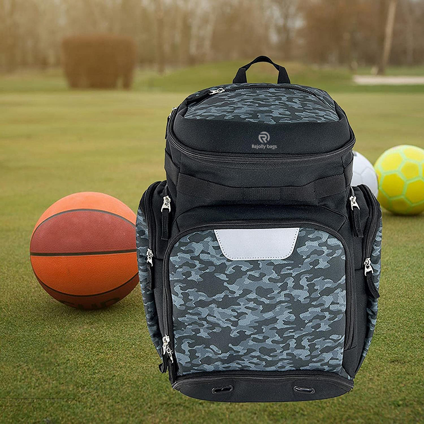 Basketball Soccer Backpack Gym Bag Volleyball Bag with Shoe and Ball Compartment Sports Bag RJ196201