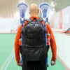 Lacrosse Backpack for Men & Women Large Sports Travel Backpack with Ball Holder Holds All Lacrosse, Soccer & Volley Ball Bag RJ196141