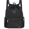 Drawstring Backpack Sports Gym Bag with Shoes Compartment, Water-Resistant String Backpack Cinch for Women Men Ball Bag RJ196121
