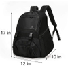 Youth Soccer Sports Backpacks for Soccer, Basketball, Football with Ball Holder for Boys Girls Ball Bag RJ196117