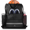 Waterproof Black Draw String Back Sack with Zip Pocket PE Gym Cinch Tote Basketball Soccer String Bags Sackpack Bulk Ball Bag RJ196124