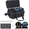 Two Ball Bowling Bags with Double Ball Holder - Fits Bowling Shoes Up to Mens Size 16 and Accessories Sports Bag RJ196157