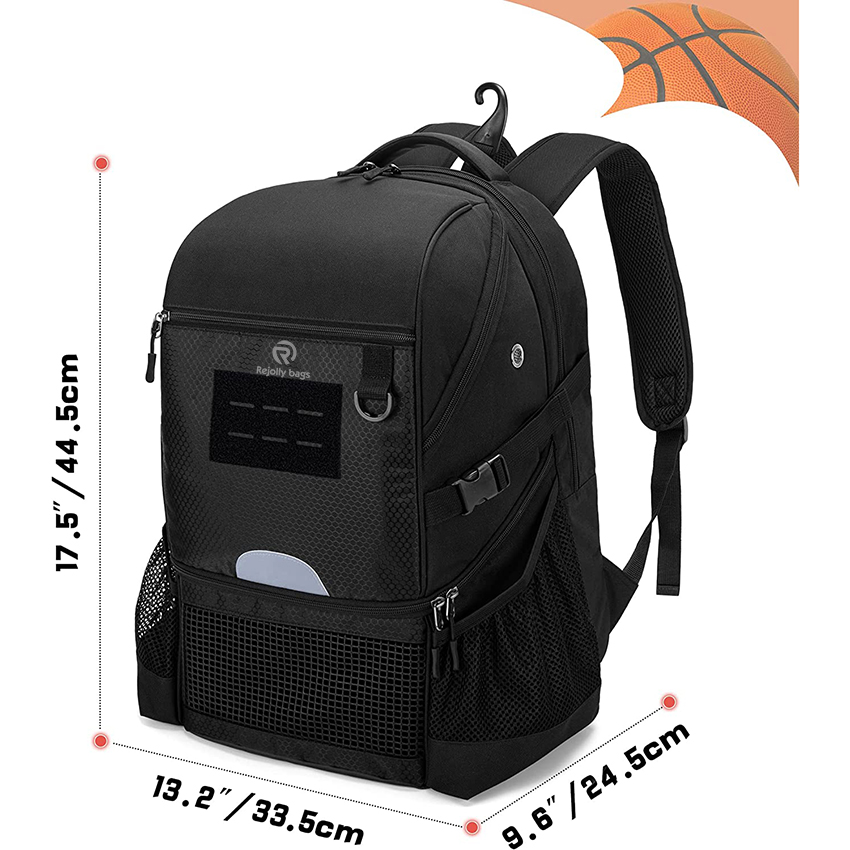 Basketball Backpack for Men, Soccer Bag with Ball Compartment & Shoe Compartment for Basketball, Soccer, Volleyball Training Ball Bag RJ196102