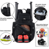 Large shoe and ball compartment, soccer backpack, baseball, softball, volleyball sport backpack bag, travel gym backpack, basketball training equipment Ball Bag RJ196103