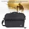 Large Capacity Fishing Tackle Storage Bag with Adjustable Buckle Straps,Multi Pocket Fishing Cross Body Bag for Fly Fishing and Hiking Fishing Bags RJ21794