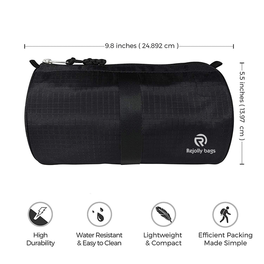 Water Resistant Shower Bag Rip-Stop Nylon Men's Toiletry Bag Hanging Dopp Organizer Kit Bathroom Toiletry Bags RJ216106