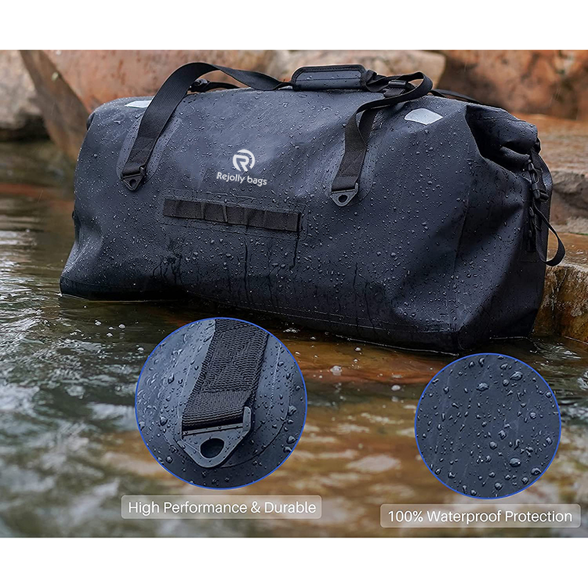 Extra Large Waterproof Duffle Bag Travel Bag With Removable Shoulder Strap Heavy Duty Bag Roll Up Durable Outdoor Dry Bags RJ228395