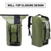 Large Waterproof Duffel Backpack Roll Top Heavy Duty Dry Bag for Kayaking Boating Camping Gear Motorcycle Trips Hiking Travel Dry Bags RJ228394