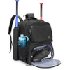 Baseball Bag Backpack with 2 Bat Sleeves, Softball Equipment Bag for Youth and Adults with Separate Shoe Compartment Baseball Bags RJ19655