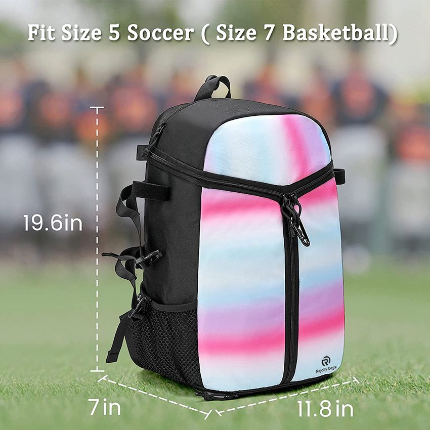 Youth Softball Bat Backpack with Shoes Compartment, Lightweight Baseball Equipment bag with Fence Hook Hold 2 Bats Baseball Bags RJ19675