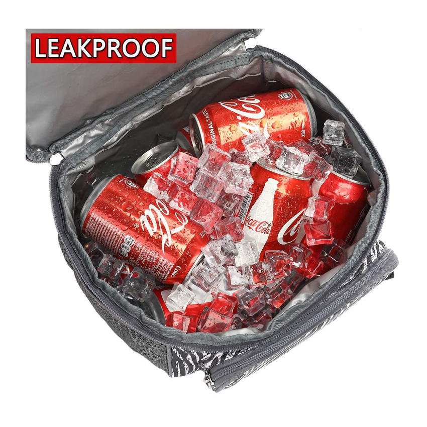 Double Layer Multifunctional Insulation Bag Hot Cold Pack Portable Student Meal Bag