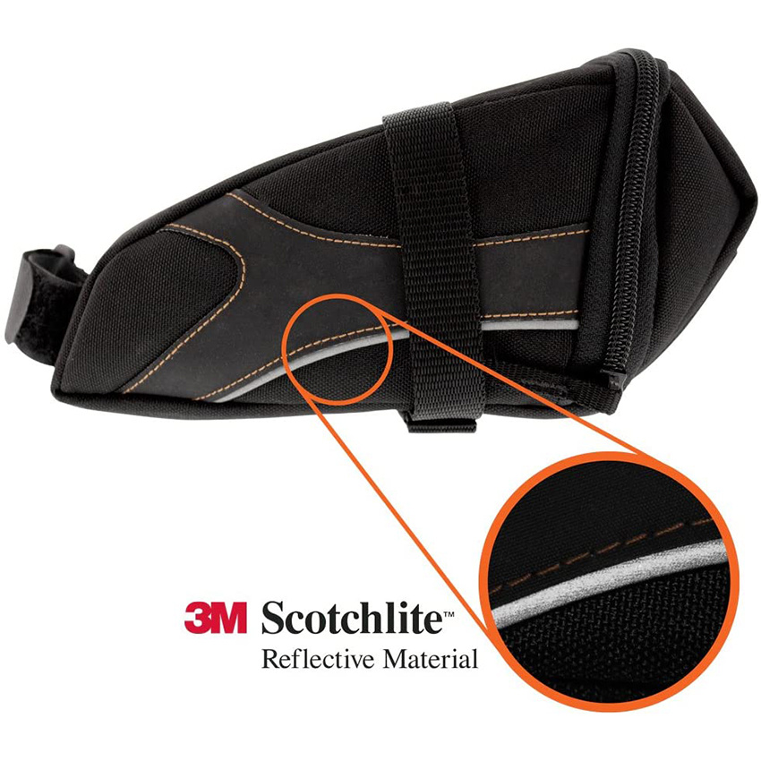 Strap-on Bike Saddle Bag/Bicycle Seat Pack Bag Cycling Wedge with Multi-Size Options Cycling Bag