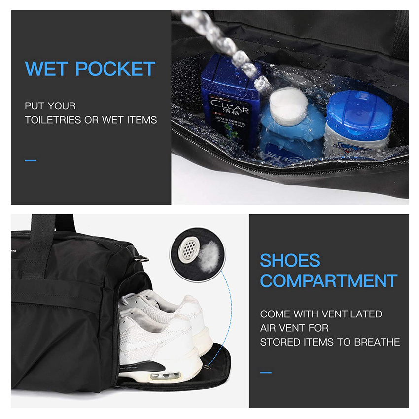 Gym Bags Travel Duffel Bags Small Workout Bag Durable Sports Carry on Holdall Bag