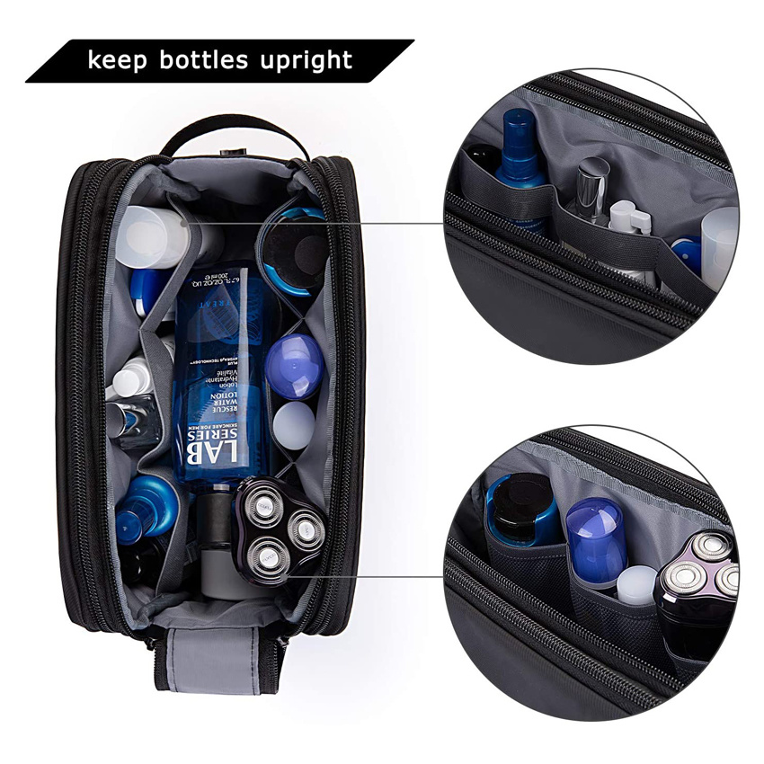 Toiletry Bag for Men Travel Toiletry Organizer Kit Water-Resistant Shaving Bag