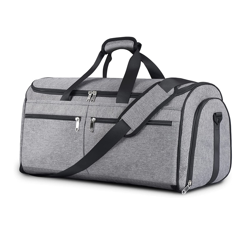 Carry on 2 in 1 Weekender Suit Bag for Men Women Convertible Garment Bag for Travel Business