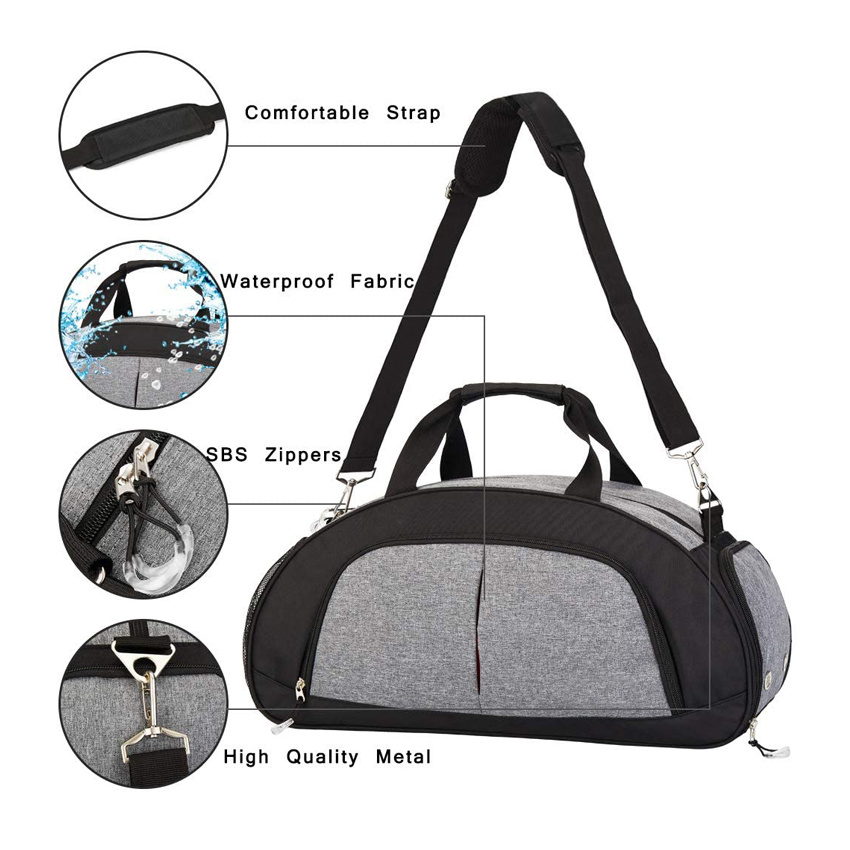 Outdoor Hiking Tote Bag Gym Hand Bag Fashion Shoes Bag Sports Duffel Bag