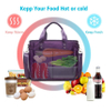 Portable Insulated Outdoor Lunch Bag Food Delivery Bag Hot Cold Bag