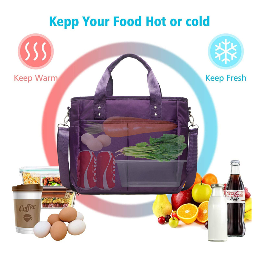 Portable Insulated Outdoor Lunch Bag Food Delivery Bag Hot Cold Bag