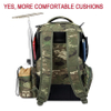 High Quality Disc Golf Backpack Lightweight Frisbee Bag Disc Golf Sports Camouflage Bag