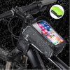 Bike Handlebar Waterproof Phone Mount Bag Top Tube Phone Pack Cycling Phone Pouch Accessories for Phone Below 6.5" Cycling Bag