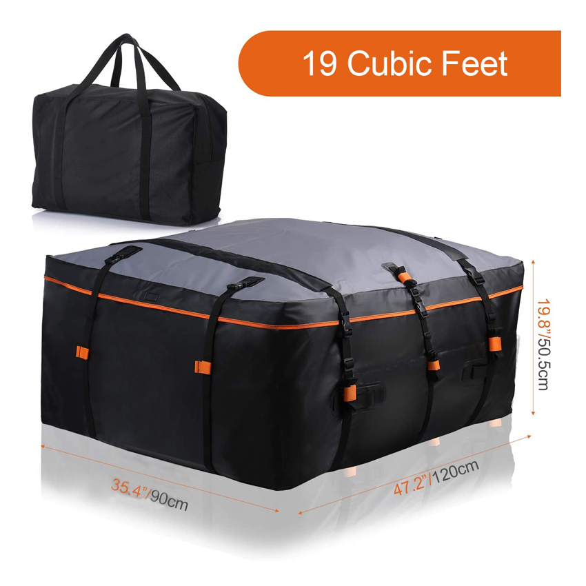 Waterproof Rooftop Cargo Carrier Heavy Duty Roof Top Luggage Storage Bag Perfect for Car Truck SUV