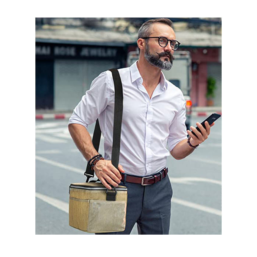 Portable Student Lunch Bag Outdoor Travel Hiking Food Bag Hot Cold Pack