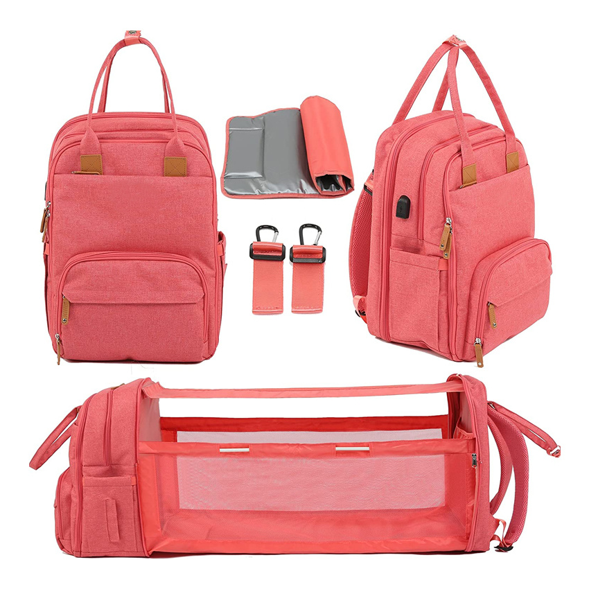 Travel Baby Diaper Backpack Bags with Changing Station Premium Waterproof Baby Bag