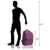 Multifunctional Business Trolley Luggage Backpack Water Resistant Rolling Bag
