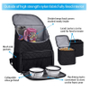 Dog Supplies Backpack Cat Travel Bag with Food Baskets Pet Carrying Bags
