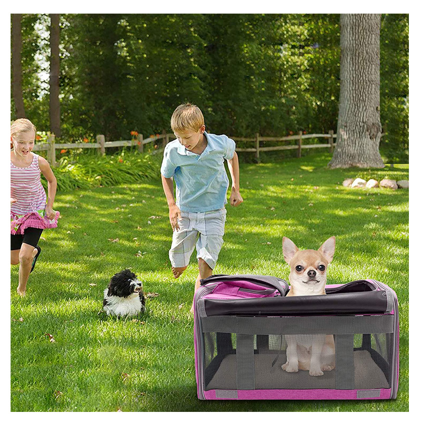 Pet Supply Dog Carrier Bag Pet Cage Travel Tote Bag for Dog and Cat