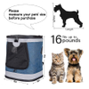 Foldable Pet Backpack Carrier for Small Dog Puppy Bag for Traveling Hiking Walking