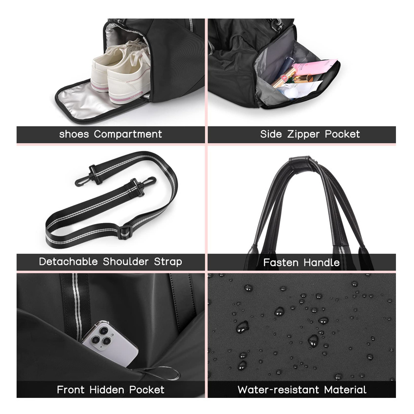 Gym Weekender Bags for Women Travel Overnight Duffel Bags Travel Essentials Tote Bags