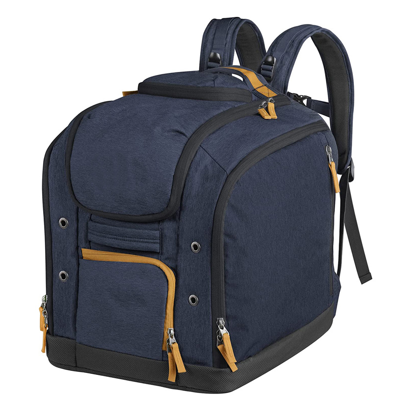 Ski Boot Bag Fully Padded Ski Snowboard Boot Travel Backpack for Ski Helmet
