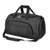 Versatile Usage Large Black Sports Bags Travel Duffel Bag with Shoes Compartment Weekend Bag
