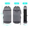 Heavy Duty Portable Foldable Garment Bags for Travel Hanging Clothes Storage with Clear Window
