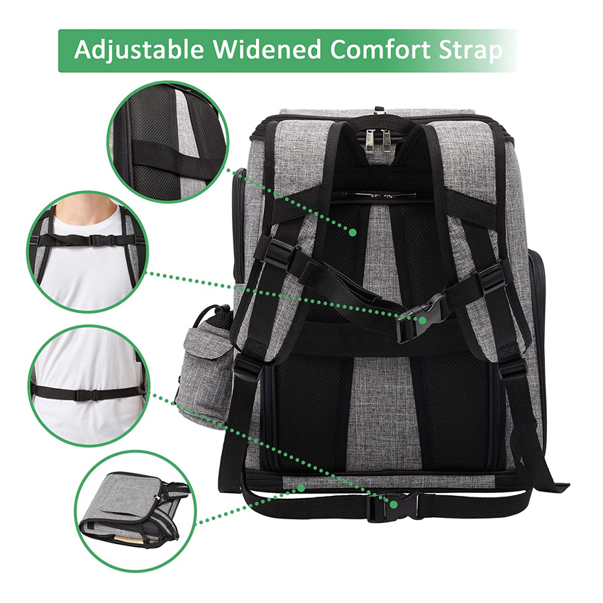 Wholesale Large Expandable Pet Carrier Backpack Dog Cage Small Animal Carry Bag