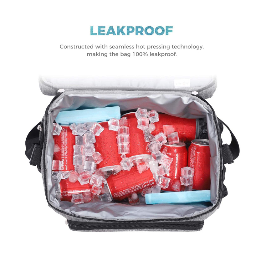 Insulated Lunch Bag Large Leakproof Portable Cooler Bag for Outdoor Travel Beach Picnic Camping BBQ Party